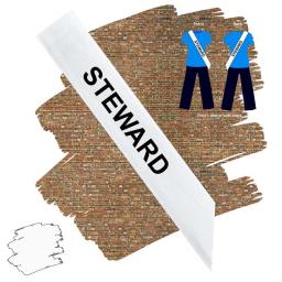 Stewards White Polyester Sash.jpg