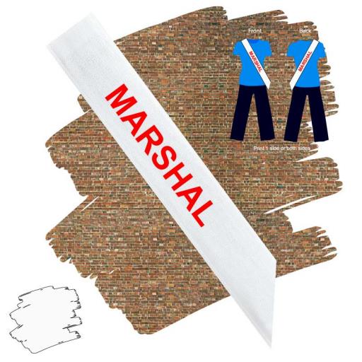 Marshal White Polyester Sash.jpg