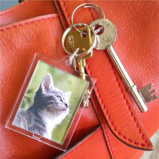 Full Colour Photo Keyring - Passport Size