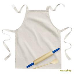 Child's Natural Cotton Apron