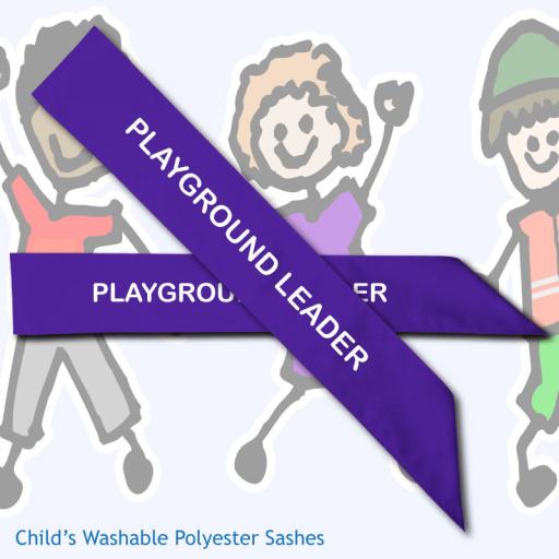 Playground Leader Polyester Sash - Childs