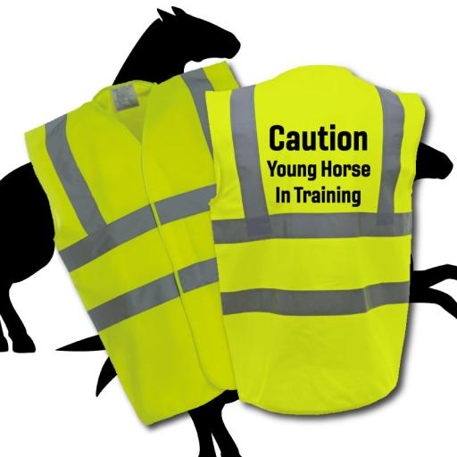 Yellow-HVW100-Vests-Caution-Young-Horse-In-Training.jpg