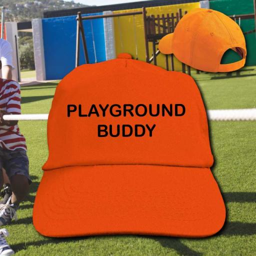 Kids Baseball Caps Printed Playground Buddy